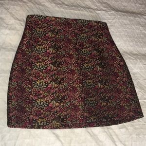 Zara Holiday Mini A Line Skirt